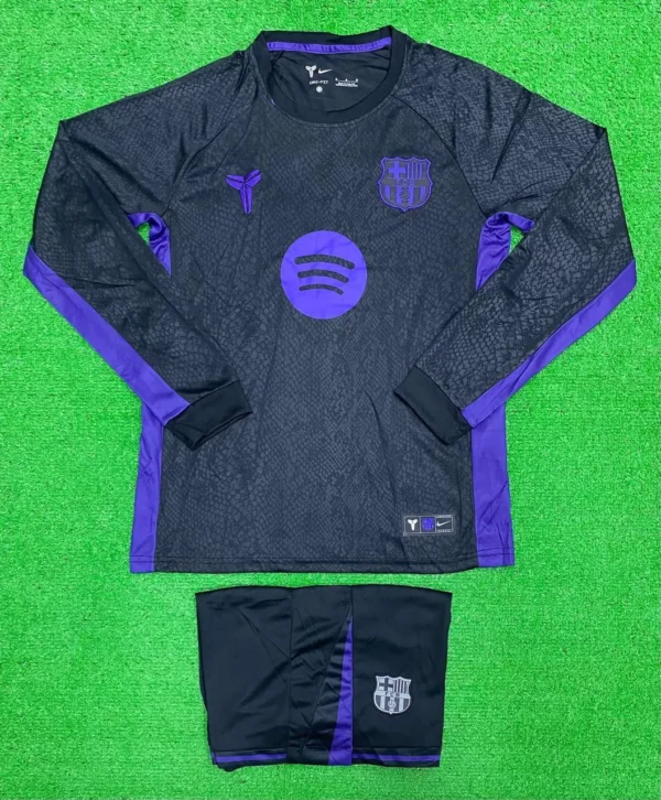 Barcelona x Kobe Edition 25/26 Full Sleeve (FC SET) (Black)